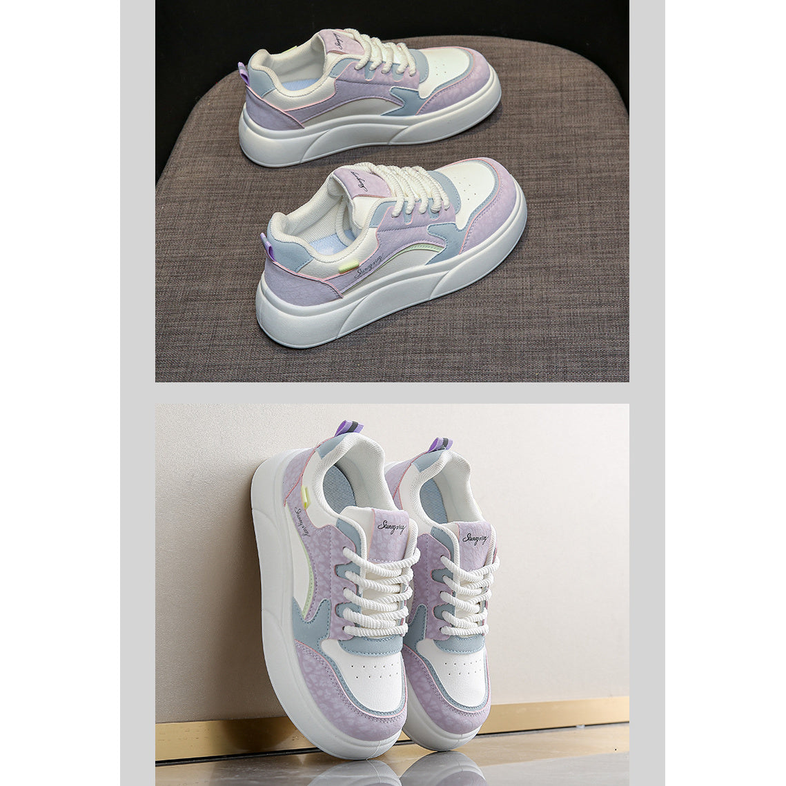 Women's Sneakers 2026 Autumn New Women's Shoes Student Thick-soled Wear-resistant Casual Versatile Sports Shoes, Women Shoes