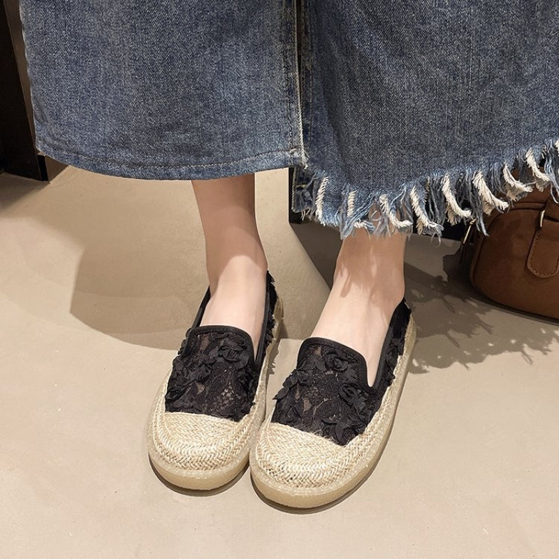 Women'S New Summer Mesh Breathable Slip-On Flat Casual Shoes, Mary Jane Fisherman Shoes, Women Shoes