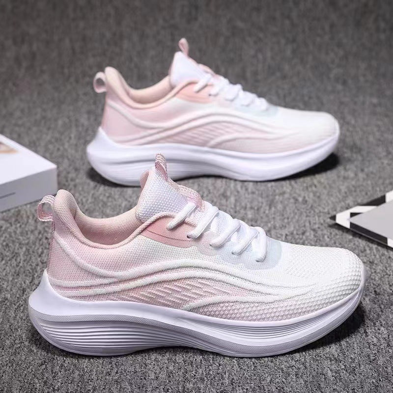 Women'S Sports Shoes, New Summer Running Shoes, Shock-Absorbing Shoes, Soft-Soled Mesh Casual Shoes, Breathable Running Shoes, Women Shoes, Sneakers