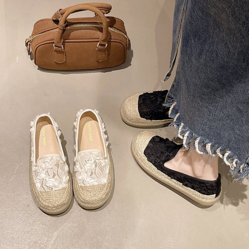 Women'S New Summer Mesh Breathable Slip-On Flat Casual Shoes, Mary Jane Fisherman Shoes, Women Shoes