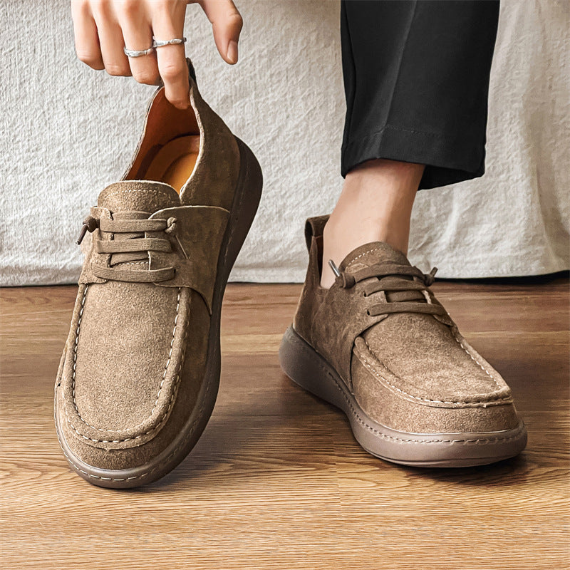 2026 Loafers, Shoes, Elastic Shoelaces, Comfortable and Versatile, Breathable Lining, Deodorizing and Sweat-absorbing Moccasins-3779