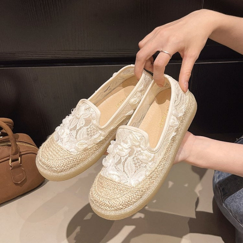 Women'S New Summer Mesh Breathable Slip-On Flat Casual Shoes, Mary Jane Fisherman Shoes, Women Shoes