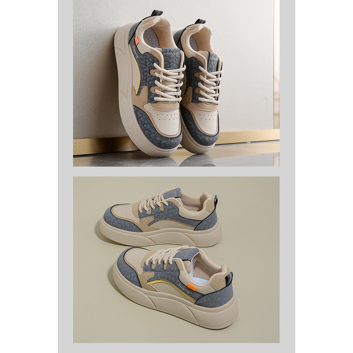 Women's Sneakers 2026 Autumn New Women's Shoes Student Thick-soled Wear-resistant Casual Versatile Sports Shoes, Women Shoes