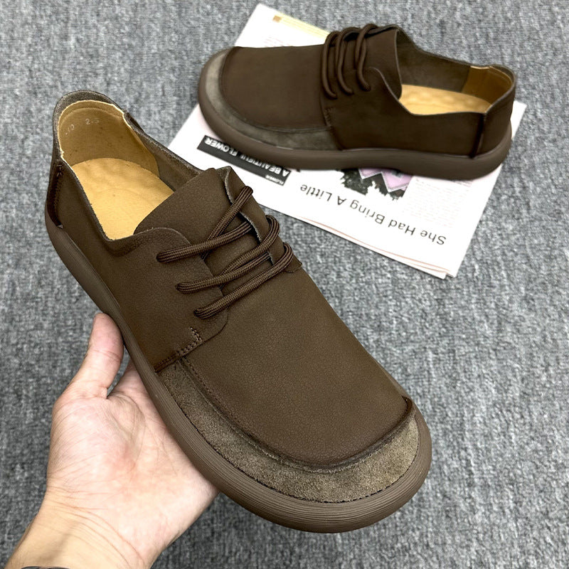 Men'S Breathable Platform Vintage Casual Shoes 2026 New Summer Trendy Versatile